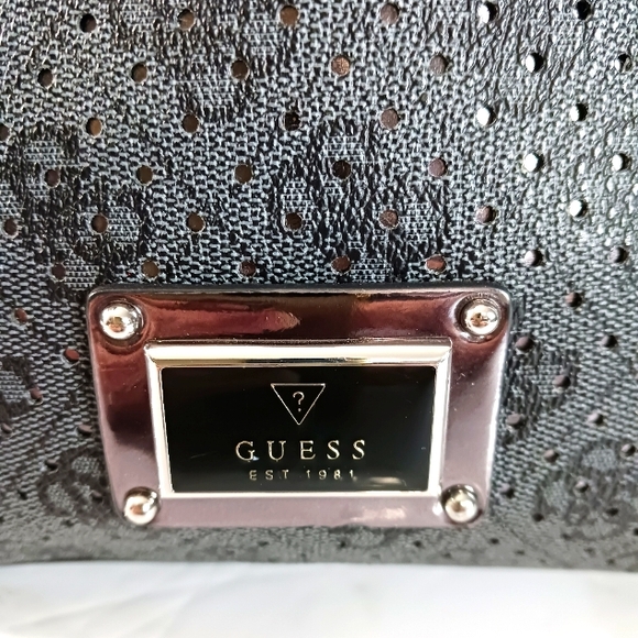 RESERVED @donnajean728 GUESS Black Satchel/Medium Tote Bag EUC - Picture 12 of 13